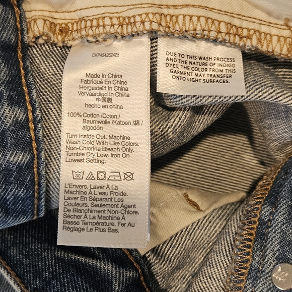 Madewell Relaxed Mid-Length Denim Shorts, Sz. 28 - Picture 9 of 13